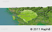 Physical Panoramic Map of Koh Kong (DC), satellite outside