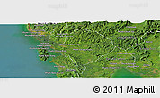 Satellite Panoramic Map of Koh Kong (DC)