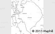 Blank Simple Map of Koh Kong (DC)