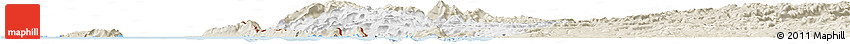 Classic Style Horizon Map of Mondul Sema