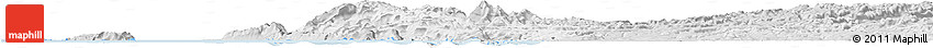 Silver Style Horizon Map of Mondul Sema
