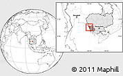 Blank Location Map of Mondul Sema, highlighted country, highlighted parent region