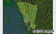 Satellite Map of Mondul Sema, darken