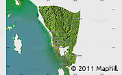 Satellite Map of Mondul Sema, single color outside