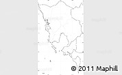 Blank Simple Map of Koh Kong, no labels