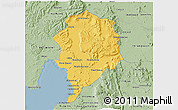 Savanna Style 3D Map of Sre Ambel