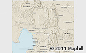 Shaded Relief 3D Map of Sre Ambel