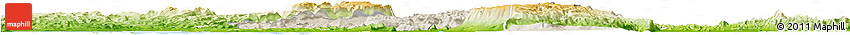 Shaded Relief Horizon Map of Sre Ambel, physical outside Shaded Relief Horizon Map of Sre Ambel, physical outside