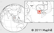 Blank Location Map of Sre Ambel