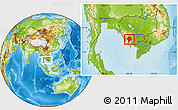 Physical Location Map of Sre Ambel