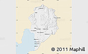 Classic Style Map of Sre Ambel, single color outside