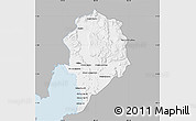 Gray Map of Sre Ambel, single color outside