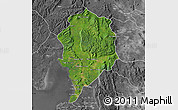 Satellite Map of Sre Ambel, desaturated