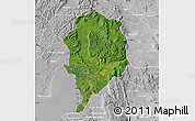 Satellite Map of Sre Ambel, lighten, desaturated
