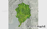 Satellite Map of Sre Ambel, lighten, semi-desaturated