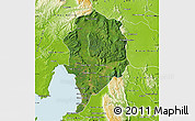 Satellite Map of Sre Ambel, physical outside