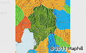 Satellite Map of Sre Ambel, political outside