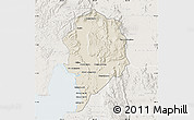 Shaded Relief Map of Sre Ambel, lighten