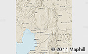 Shaded Relief Map of Sre Ambel