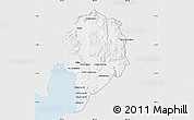 Silver Style Map of Sre Ambel, single color outside