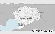 Gray Panoramic Map of Sre Ambel, single color outside