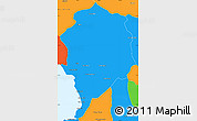 Political Simple Map of Sre Ambel