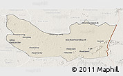 Shaded Relief 3D Map of Koh Nhek, lighten