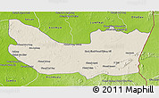 Shaded Relief 3D Map of Koh Nhek, physical outside