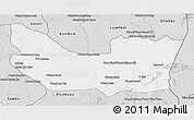 Silver Style 3D Map of Koh Nhek