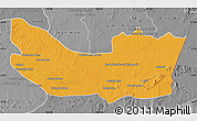 Political Map of Koh Nhek, desaturated