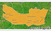 Political Map of Koh Nhek, satellite outside