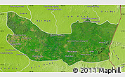 Satellite Map of Koh Nhek, physical outside