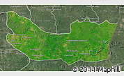 Satellite Map of Koh Nhek, semi-desaturated