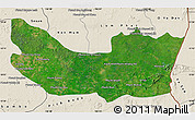 Satellite Map of Koh Nhek, shaded relief outside