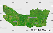 Satellite Map of Koh Nhek, single color outside