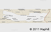 Classic Style Panoramic Map of Koh Nhek