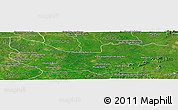 Satellite Panoramic Map of Koh Nhek