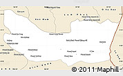 Classic Style Simple Map of Koh Nhek