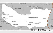 Gray Simple Map of Koh Nhek