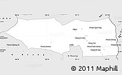 Silver Style Simple Map of Pich Roda