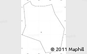 Blank Simple Map of Phnom Penh (PC), cropped outside, no labels