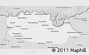 Silver Style 3D Map of Chom Khsan