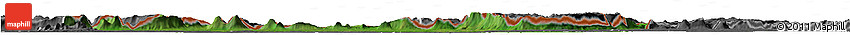 Satellite Horizon Map of Chom Khsan, desaturated