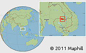 Savanna Style Location Map of Chom Khsan