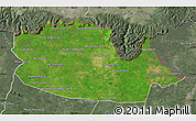 Satellite Map of Chom Khsan, semi-desaturated