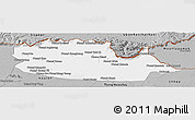 Gray Panoramic Map of Chom Khsan
