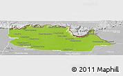Physical Panoramic Map of Chom Khsan, lighten, desaturated