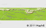 Physical Panoramic Map of Chom Khsan