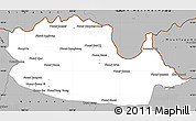 Gray Simple Map of Chom Khsan