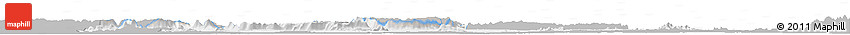 Gray Horizon Map of Preah Vihear, single color outside